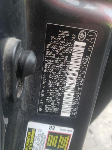 Photo 10 from auction – 2010 TOYOTA COROLLA BA with VIN 2T1BU4EE7AC380616