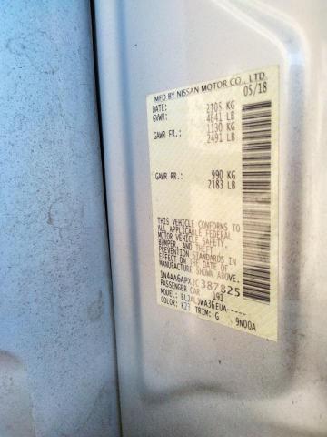 Photo 10 from auction – 2018 NISSAN MAXIMA 3.5 with VIN 1N4AA6APXJC387825