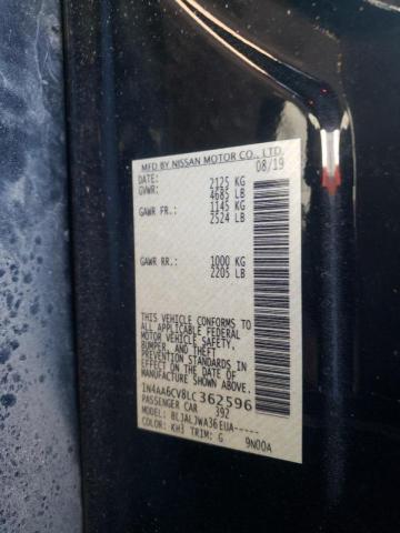 Photo 10 from auction – 2020 NISSAN MAXIMA SV with VIN 1N4AA6CV8LC362596
