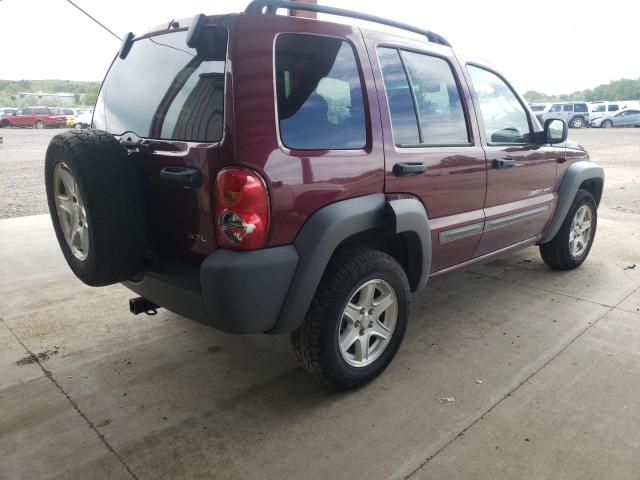 Photo 4 from auction – 2002 JEEP LIBERTY SP with VIN 1J4GL48K42W353130