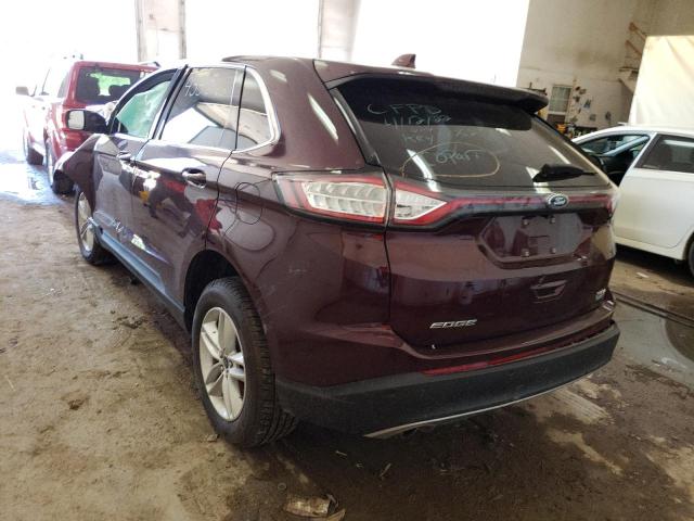 Photo 3 from auction – 2018 FORD EDGE SEL with VIN 2FMPK4J99JBB57762