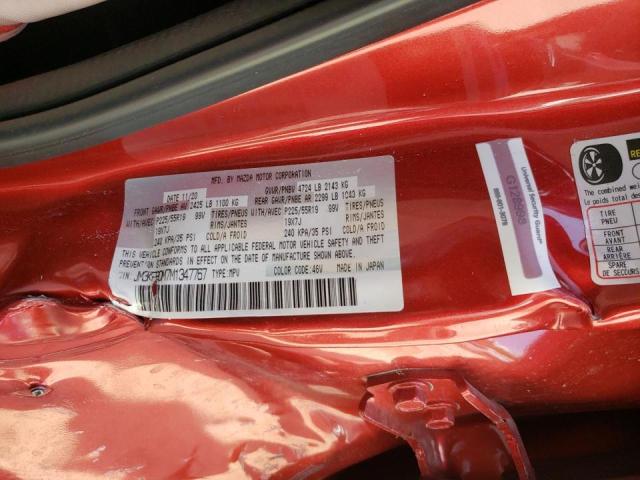 Photo 10 from auction – 2021 MAZDA CX-5 TOURI with VIN JM3KFBDM7M1347767