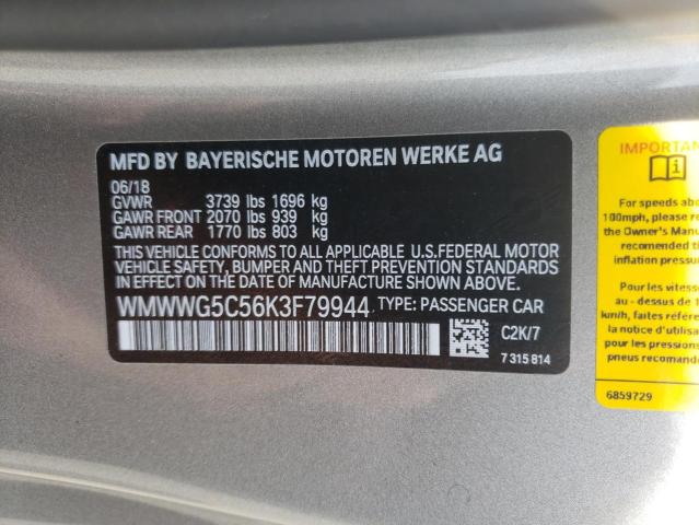 Photo 10 from auction – 2019 MINI COOPER with VIN WMWWG5C56K3F79944