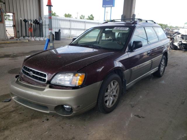 Photo 2 from auction – 2000 SUBARU LEGACY OUT with VIN 4S3BH6754Y7626871
