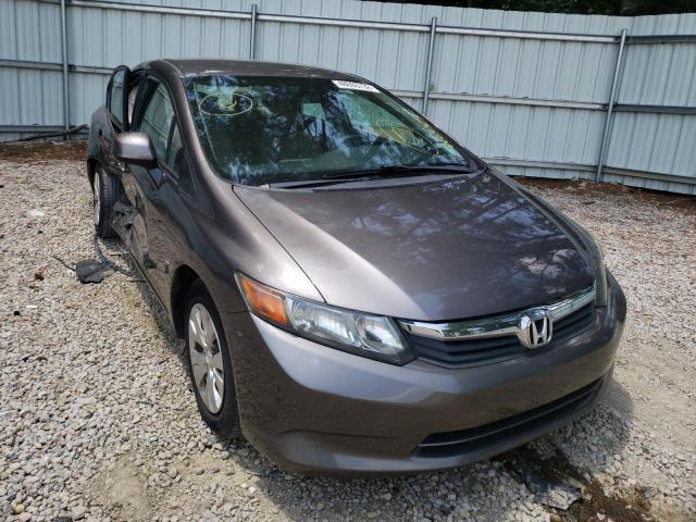 HONDA CIVIC LX 2012 with VIN 19XFB2F56CE070777 - Photo from auction