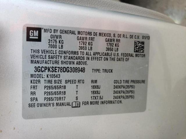 Photo 10 from auction – 2013 CHEVROLET SILVERADO with VIN 3GCPKSE78DG308948