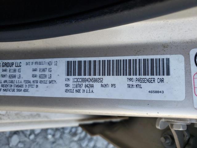 Photo 10 from auction – 2013 CHRYSLER 200 TOURIN with VIN 1C3CCBBB4DN580252