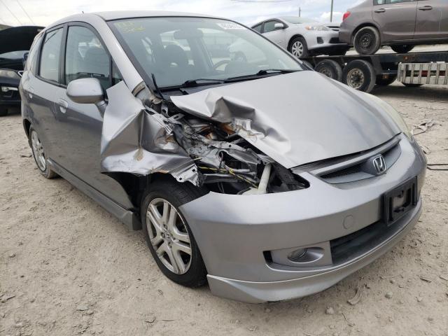 HONDA FIT S 2007 with VIN JHMGD386X7S014725 - Photo from auction