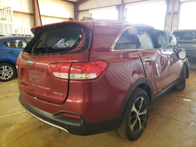 Photo 4 from auction – 2016 KIA SORENTO EX with VIN 5XYPH4A50GG153958