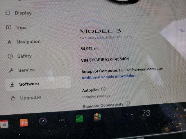 Photo 10 from auction – 2019 TESLA MODEL 3 with VIN 5YJ3E1EA2KF435404
