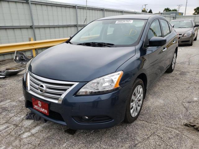 Photo 2 from auction – 2013 NISSAN SENTRA S with VIN 3N1AB7AP3DL671158