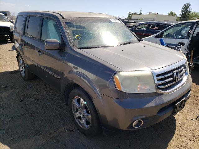 HONDA PILOT EXL 2014 with VIN 5FNYF4H52EB055163 - Photo from auction