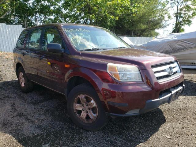 Photo 1 from auction – 2007 HONDA PILOT LX with VIN 2HKYF18187H535661