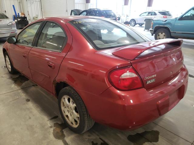 Photo 3 from auction – 2003 DODGE NEON with VIN 1B3ES56C23D233441