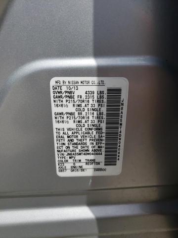 Photo 10 from auction – 2013 NISSAN ROGUE S with VIN JN8AS5MT4DW040444