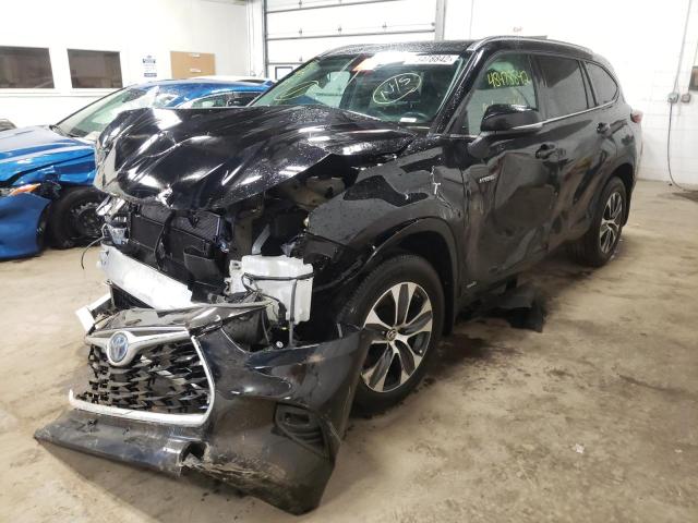 Photo 2 from auction – 2020 TOYOTA HIGHLANDER with VIN 5TDGBRCHXLS506614