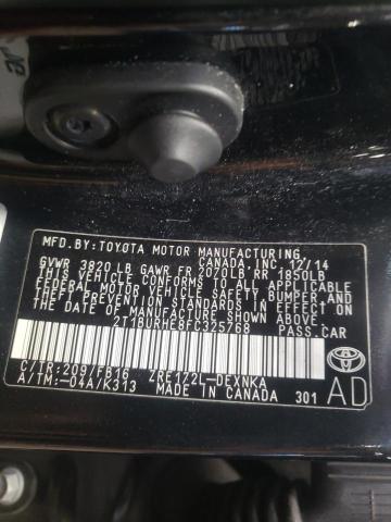 Photo 10 from auction – 2015 TOYOTA COR with VIN 2T1BURHE8FC325768