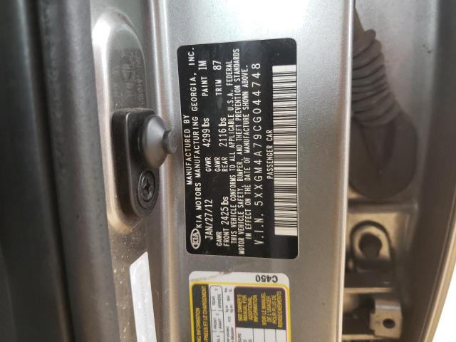 Photo 10 from auction – 2012 KIA OPTIMA LX with VIN 5XXGM4A79CG044748