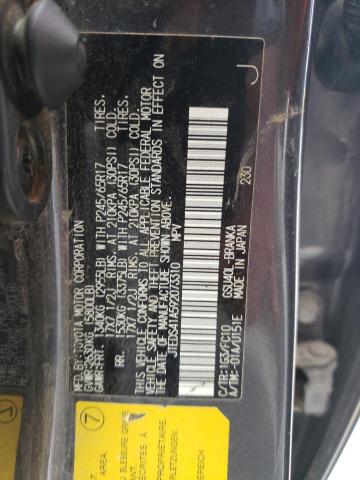 Photo 10 from auction – 2009 TOYOTA HIGHLANDER with VIN JTEDS41A592073310