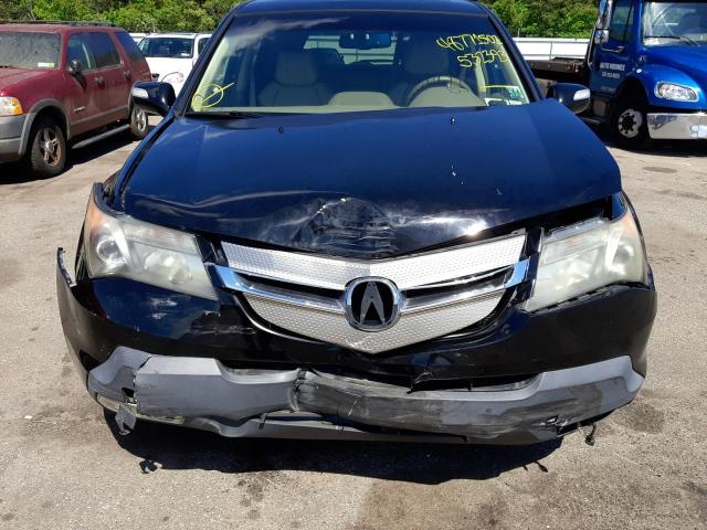 Photo 9 from auction – 2009 ACURA MDX TECHNO with VIN 2HNYD28699H532393