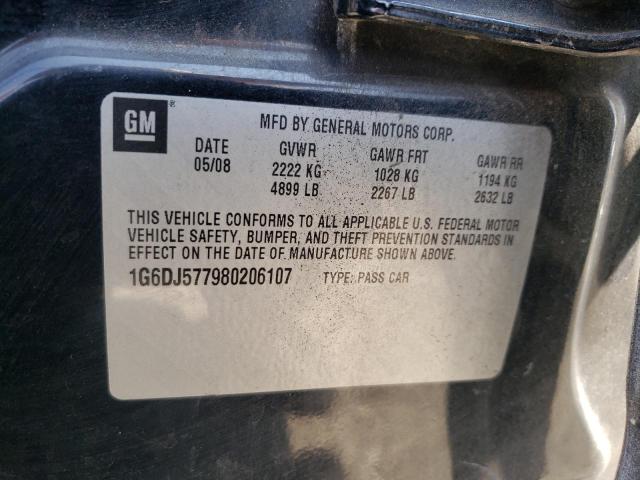 Photo 10 from auction – 2008 CADILLAC CTS with VIN 1G6DJ577980206107