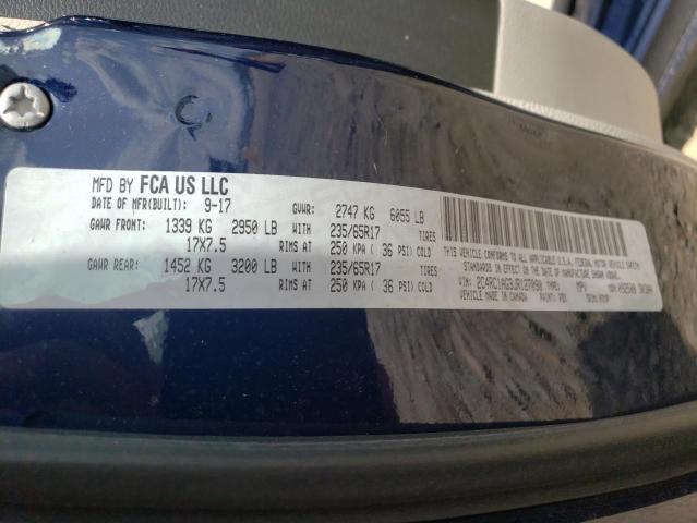 Photo 10 from auction – 2018 CHRYSLER PACIFICA L with VIN 2C4RC1AG3JR127090