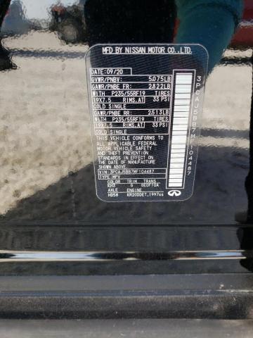 Photo 10 from auction – 2021 INFINITI QX50 LUXE with VIN 3PCAJ5BB7MF104487