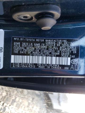 Photo 10 from auction – 2019 TOYOTA COROLLA L with VIN 2T1BURHE0KC137451