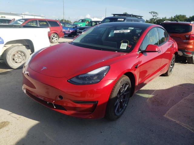 Photo 2 from auction – 2022 TESLA MODEL 3 with VIN 5YJ3E1EA4NF186205