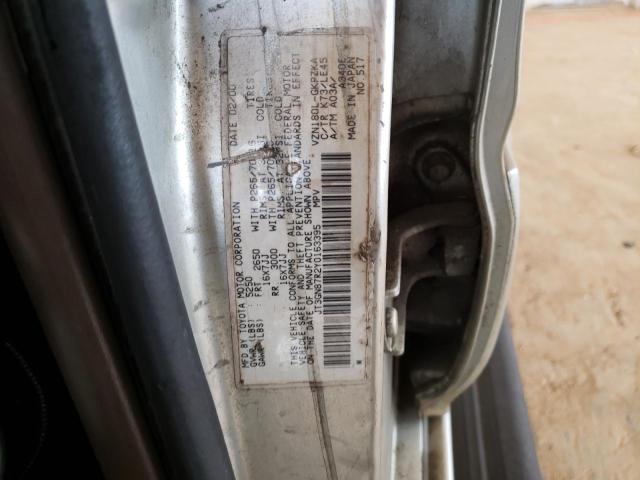 Photo 10 from auction – 2000 TOYOTA 4RUNNER LI with VIN JT3GN87R2Y0163395