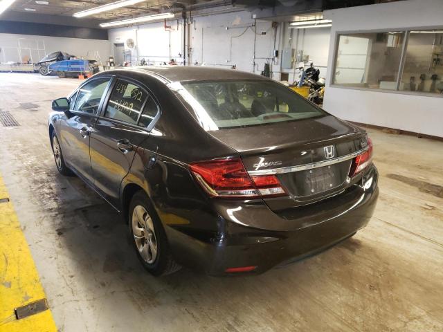 Photo 3 from auction – 2013 HONDA CIVIC LX with VIN 19XFB2F51DE028468