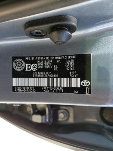 Photo 10 from auction – 2020 TOYOTA COROLLA LE with VIN 5YFBPRBE7LP008401
