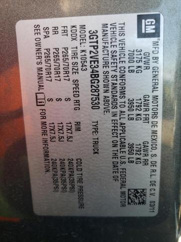 Photo 10 from auction – 2011 GMC SIERRA K15 with VIN 3GTP2VE34BG287530