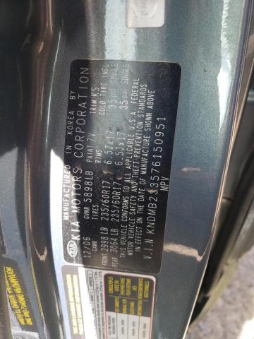 Photo 10 from auction – 2007 KIA SEDONA EX with VIN KNDMB233576150951