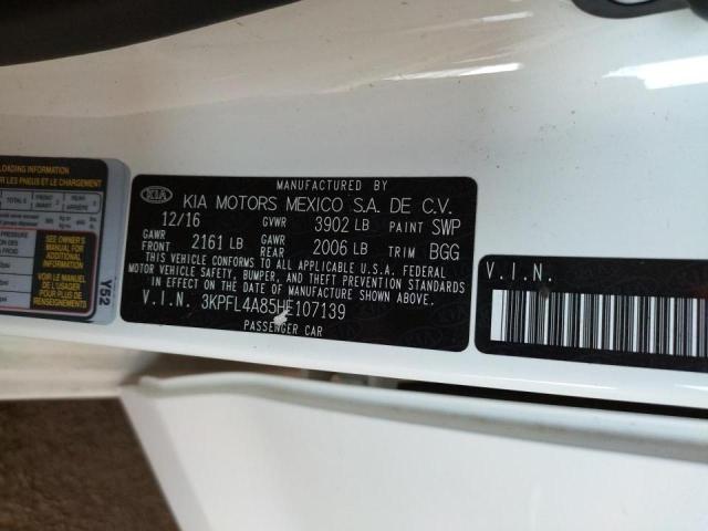 Photo 10 from auction – 2017 KIA FORTE EX with VIN 3KPFL4A85HE107139