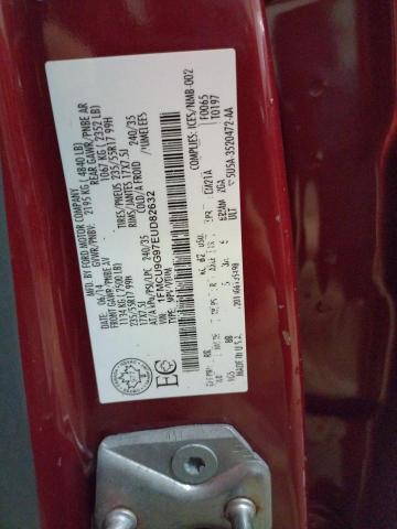 Photo 10 from auction – 2014 FORD ESCAPE SE with VIN 1FMCU9G97EUD82632