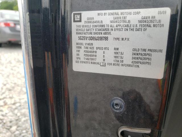 Photo 10 from auction – 2009 SATURN OUTLOOK XE with VIN 5GZEV13D89J208788