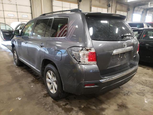 Photo 3 from auction – 2013 TOYOTA HIGHLANDER with VIN 5TDBK3EH7DS237171