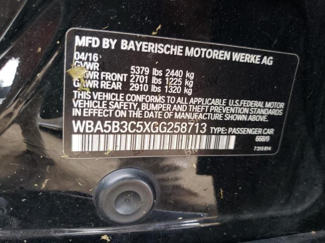 Photo 10 from auction – 2016 BMW 535 XI with VIN WBA5B3C5XGG258713