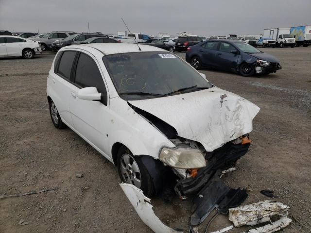 CHEVROLET AVEO BASE 2007 with VIN KL1TD66677B764028 - Photo from auction