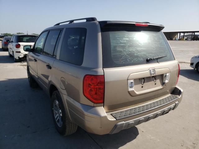 Photo 3 from auction – 2003 HONDA PILOT EXL with VIN 2HKYF18623H619979