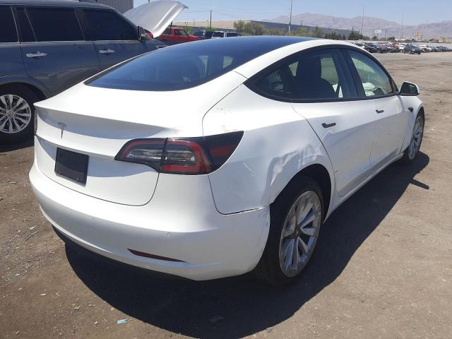Photo 4 from auction – 2022 TESLA MODEL 3 with VIN 5YJ3E1EA6NF208222