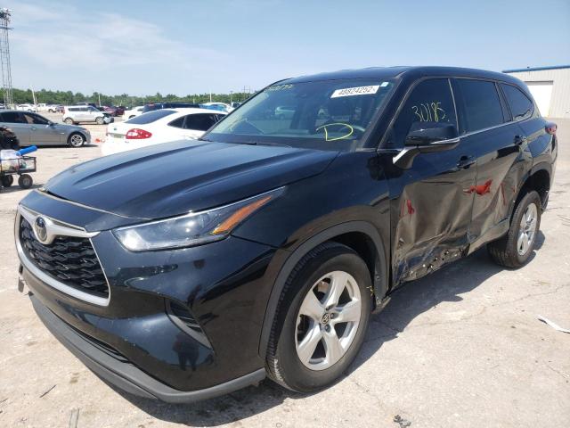 Photo 2 from auction – 2021 TOYOTA HIGHLANDER with VIN 5TDCZRAH2MS043897