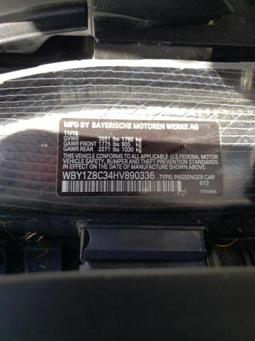 Photo 10 from auction – 2017 BMW I3 REX with VIN WBY1Z8C34HV890336