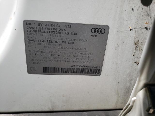 Photo 10 from auction – 2014 AUDI Q5 TDI PRE with VIN WA1CMAFPXEA032817