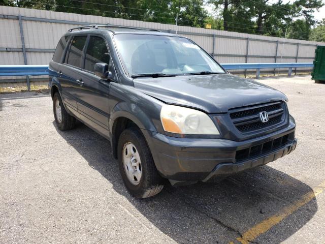 HONDA PILOT LX 2005 with VIN 2HKYF181X5H521371 - Photo from auction