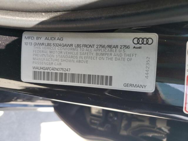 Photo 10 from auction – 2014 AUDI A6 PRESTIG with VIN WAUHGAFC4EN075247