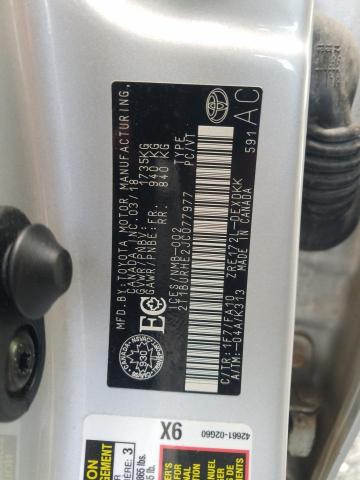 Photo 10 from auction – 2018 TOYOTA COROLLA L with VIN 2T1BURHE2JC077977