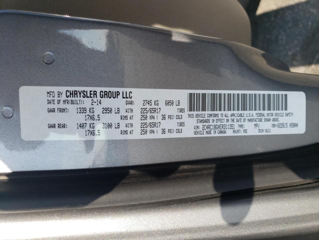 Photo 10 from auction – 2014 CHRYSLER TOWN & COU with VIN 2C4RC1BGXER311351