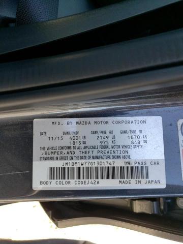Photo 10 from auction – 2016 MAZDA 3 TOURING with VIN JM1BM1W77G1301747